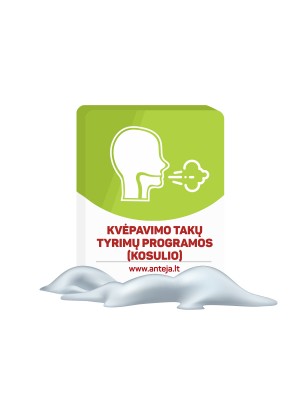 Kvėpavimo takų tyrimų programos (kosulio) Kvėpavimo takų tyrimų programos (kosulio)