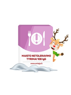 Maisto netoleravimo tyrimas 108 IgG Maisto netoleravimo tyrimas 108 IgG