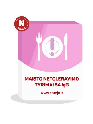 EUROIMMUN Maisto netoleravimo tyrimas 54 IgG EUROIMMUN Maisto netoleravimo tyrimas 54 IgG