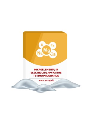 Mikroelementų ir elektrolitų apykaitos tyrimų programos Mikroelementų ir elektrolitų apykaitos tyrimų programos