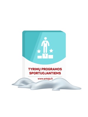 Tyrimų programos sportuojantiems Tyrimų programos sportuojantiems